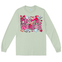 Matcha Postal Worker Long Sleeve Tee - CowhideDigitalArt