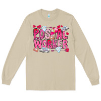 Mushroom Postal Worker Long Sleeve Tee - CowhideDigitalArt