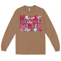 Toasted Coconut Postal Worker Long Sleeve Tee - CowhideDigitalArt