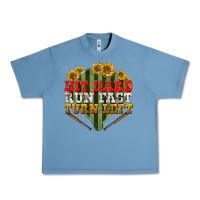 Pebble Blue hit hard run fast turn left Urban Heavy Tee - BundleAndBundleShop