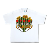 White hit hard run fast turn left Urban Heavy Tee - BundleAndBundleShop