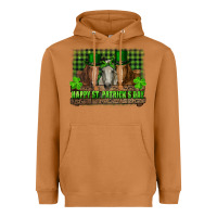 Meerkat happy st. patrick's day horses with leprechaun hat and bandana Heavyweight Hoodie - RanaPortraitStore