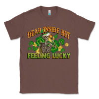Chestnut Dead inside but feeling lucky St. Patrick's Day Classic Tee - CowGirlArtShop