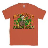 Copper Dead inside but feeling lucky St. Patrick's Day Classic Tee - CowGirlArtShop