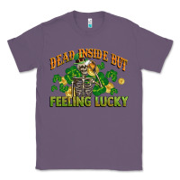 Lavender Dead inside but feeling lucky St. Patrick's Day Classic Tee - CowGirlArtShop