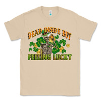 Mushroom Dead inside but feeling lucky St. Patrick's Day Classic Tee - CowGirlArtShop