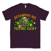 Plum Dead inside but feeling lucky St. Patrick's Day Classic Tee - CowGirlArtShop
