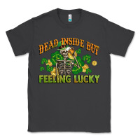 Smoke Dead inside but feeling lucky St. Patrick's Day Classic Tee - CowGirlArtShop