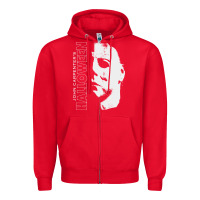 Red halloween michael myers Zipper Hoodie - artisFamous