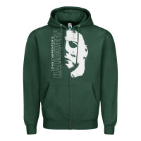 Sports Green halloween michael myers Zipper Hoodie - artisFamous