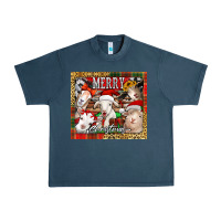 Midnight Navy merry Christmas goats tumbler Urban Heavy Tee - Jasminsmagicworld