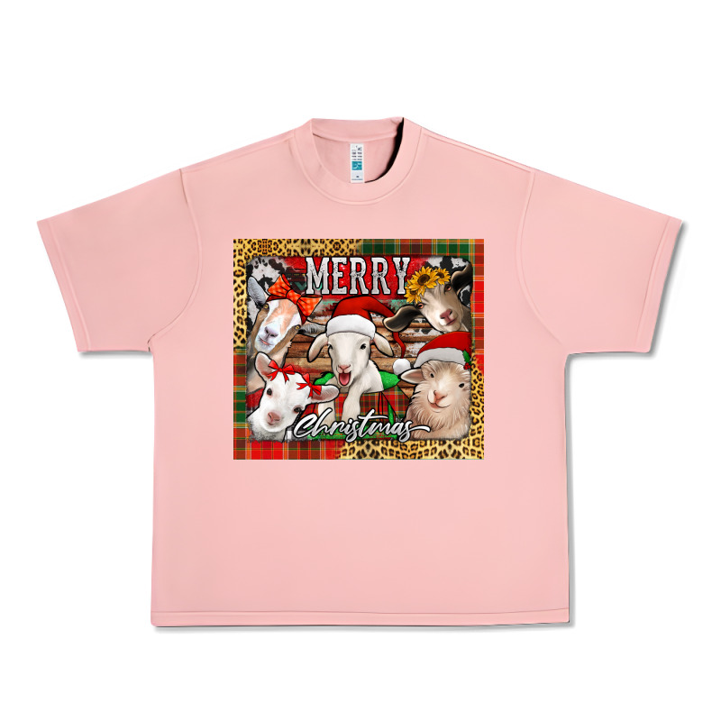 Merry Christmas Goats Tumbler Urban Heavy Tee by Jasminsmagicworld | Teevron