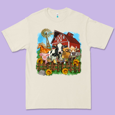 Farm Life Olivia Premium Tee Designed By Oliviacreatesart
