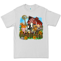 Dove Grey farm life olivia Premium Tee - OliviaCreatesArt