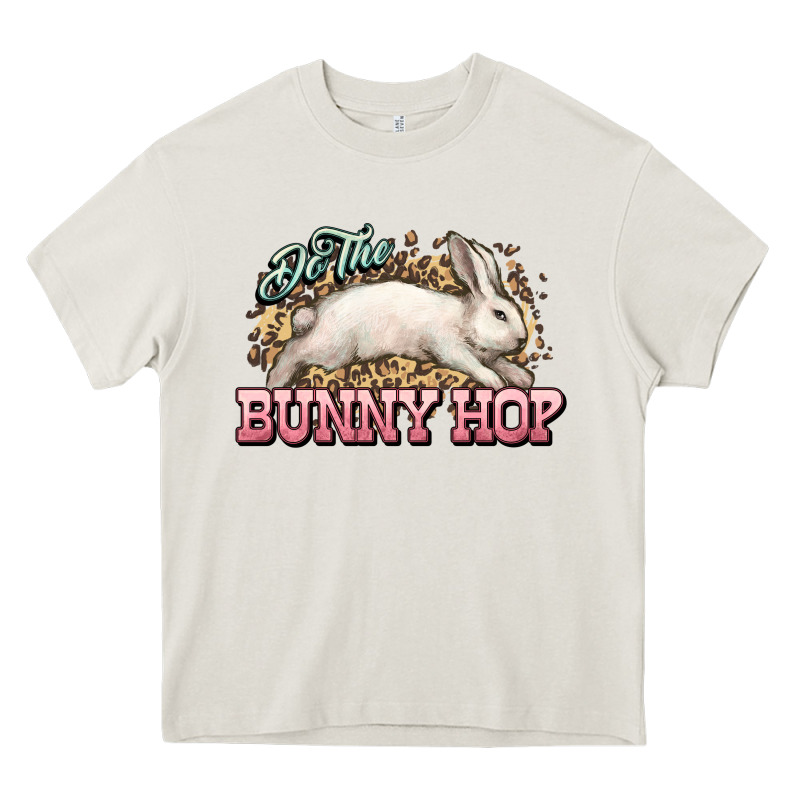 Do The Bunny Hop Easter Day Heavy Core Tee by HowdyJamesFarm | Teevron