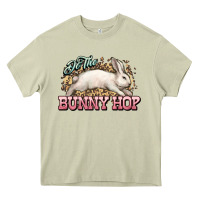 Mossy Do the Bunny hop Easter Day Heavy Core Tee - HowdyJamesFarm