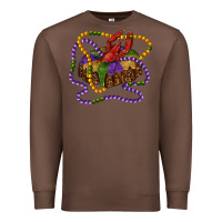 Chestnut mardi gras craw fish king cake with leopard Premium Sweatshirt - RanaPortraitStore