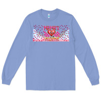 Colony Blue Mama is Valentine 16oz Long Sleeve Tee - CowhideDigitalArt