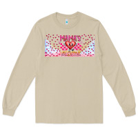 Mushroom Mama is Valentine 16oz Long Sleeve Tee - CowhideDigitalArt