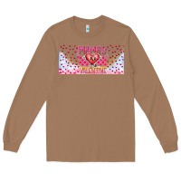 Toasted Coconut Mama is Valentine 16oz Long Sleeve Tee - CowhideDigitalArt