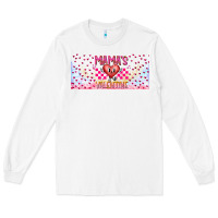 White Mama is Valentine 16oz Long Sleeve Tee - CowhideDigitalArt
