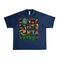 Navy santa santa santa baby Urban Heavy Tee - FaDigitalArtStudio