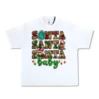 White santa santa santa baby Urban Heavy Tee - FaDigitalArtStudio