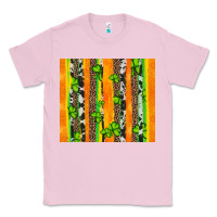 Bubblegum Pink st patricks shamrock with cowhide Classic Tee - Artiststas