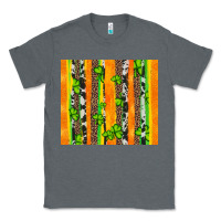 Charcoal Heather st patricks shamrock with cowhide Classic Tee - Artiststas