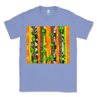 Colony Blue st patricks shamrock with cowhide Classic Tee - Artiststas