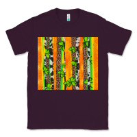 Plum st patricks shamrock with cowhide Classic Tee - Artiststas