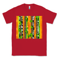 Red st patricks shamrock with cowhide Classic Tee - Artiststas