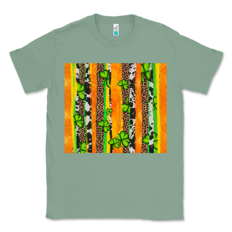 St Patricks Shamrock With Cowhide Classic Tee by Artiststas | Teevron