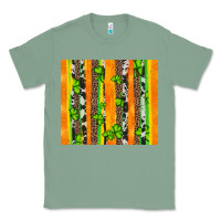Sage st patricks shamrock with cowhide Classic Tee - Artiststas