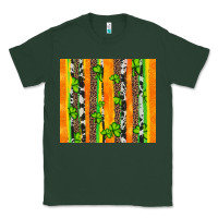 Sports Green st patricks shamrock with cowhide Classic Tee - Artiststas