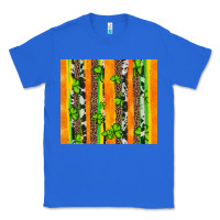 True Royal st patricks shamrock with cowhide Classic Tee - Artiststas