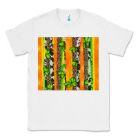 White st patricks shamrock with cowhide Classic Tee - Artiststas