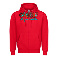 Red gobble til tou wobble Zipper Hoodie - JahusDesignShop