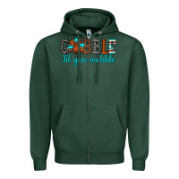 Sports Green gobble til tou wobble Zipper Hoodie - JahusDesignShop