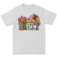 Dove Grey mardi gras  party olivia Premium Tee - OliviaCreatesArt