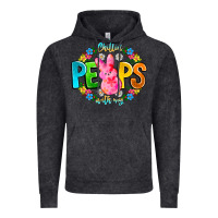 Vintage Black Chillin Peeps With My Vintage Hoodie - CowhideDigitalArt