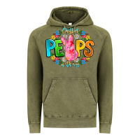 Vintage Olive Chillin Peeps With My Vintage Hoodie - CowhideDigitalArt