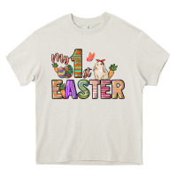 Cream My 1st Easter Day Heavy Core Tee - HowdyJamesFarm