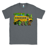 Charcoal Heather Loads of luck School bus Classic Tee - CowGirlArtShop