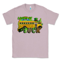 Lilac Loads of luck School bus Classic Tee - CowGirlArtShop