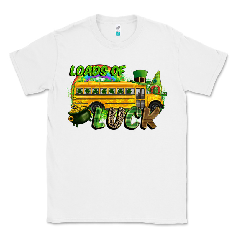 Loads Of Luck School Bus Classic Tee by CowGirlArtShop | Teevron