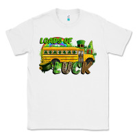 White Loads of luck School bus Classic Tee - CowGirlArtShop