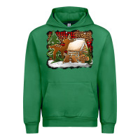 Emerald Christmas cookies buffalo plaid Urban Hoodie - Jasminsmagicworld