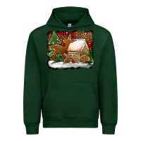 Forest Green Christmas cookies buffalo plaid Urban Hoodie - Jasminsmagicworld