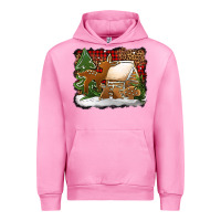 Fuchsia Pink Christmas cookies buffalo plaid Urban Hoodie - Jasminsmagicworld